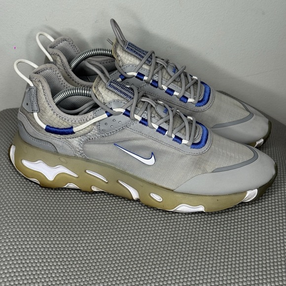 Nike React Live PRM Grey‎ Blue Mens Size 9.5 Running Sneakers CV1772-004 - Picture 1 of 8